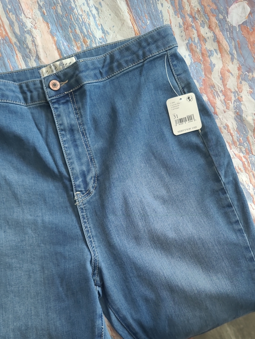 We the Free Float on Flare Stretch Jeans 31 Jerico Blue NEW